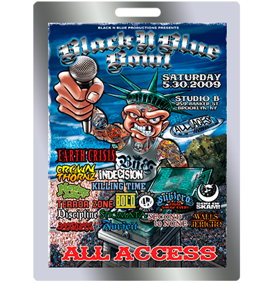 Laminate for Black and Blue Bowl