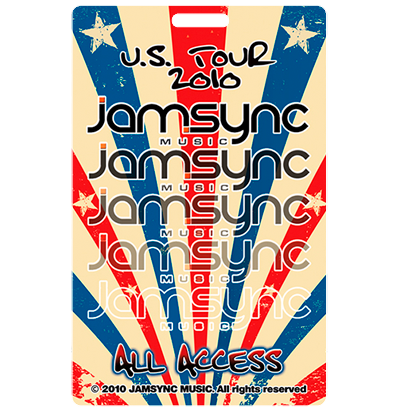 Laminate for Jam Sync Music Tour