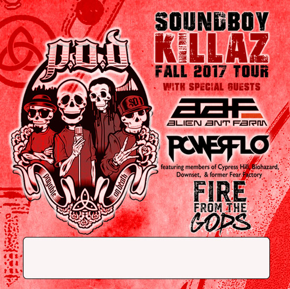 picture of P.O.D. satin stickie