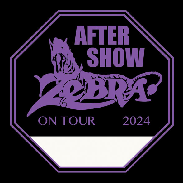 picture of zebra satin stickie